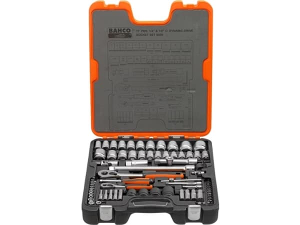 BAHCO hylsnycklar 77el 1/2" / 1/4"