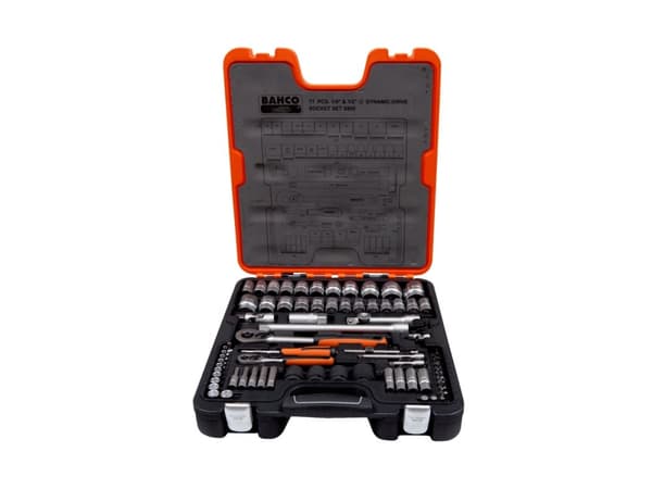 BAHCO hylsnycklar 77el 1/2" / 1/4"