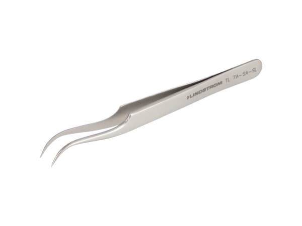 Lindström TL 7A-SA-SL Præcisionspincet 7 Spids, bøjet 120 mm