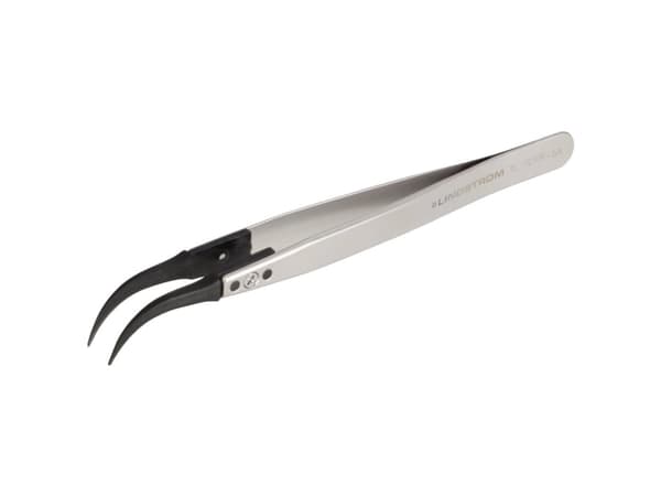 Lindström TL 7CFR-SA ESD Pincet 7CF Flad, bøjet 130 mm