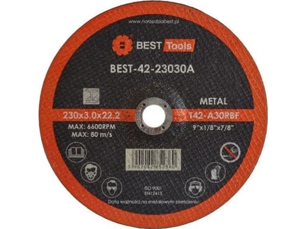Best-Tools FLEX DISC 42 230x3.0x22.2 A30 RBF BESTE VERKTØY - BEST-42-23030A