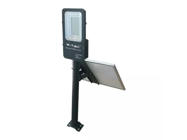 V-tac 50W gatvės šviestuvas su saulės baterija, 4000K (dienos šviesa)