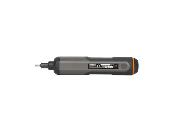 WORX Wkrtak akumulatorowy 4V+akces., Elektrisk skrutrekker, Rett håndgrep, Sort, Grå, Oransje, 300 RPM, 2,5 Nm, 5 Nm