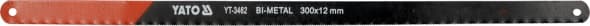 Yato YT-3462, Metall, Kolstål, Svart, Röd, 30 cm, 12 mm, 2 styck