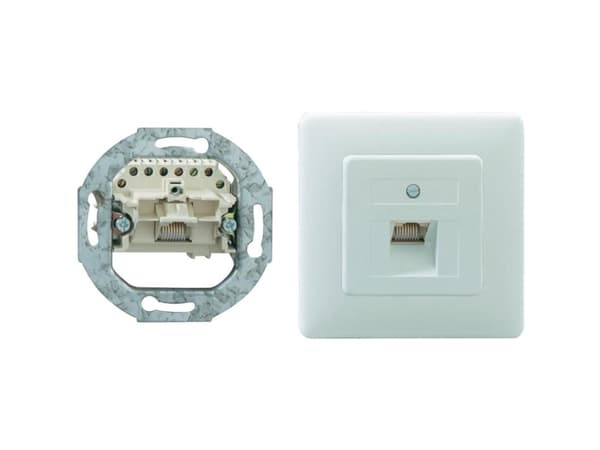 Rutenbeck 13010245, RJ-45, -5 - 50 °C, vit, IP20, 125 V, 1 A