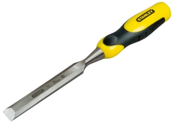 Stanley 0-16-876, Bred meisel, Meisel skjær, Stål, Sort, Gult, 16 mm, 13,1 cm