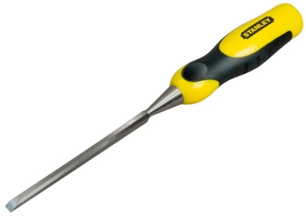 Stanley 0-16-876, Bred meisel, Meisel skjær, Stål, Sort, Gult, 16 mm, 13,1 cm