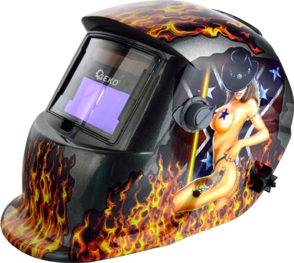 Geko Automatisk mørknende sveisemaske PROFI FLAME(20)