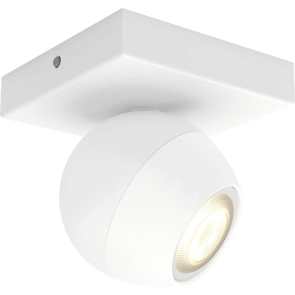LED-takspotlights Philips Lighting Hue White Amb. Buckram Spot 1 flg. weiß 350lm inkl. Dimmschalter 871951433922400 GU1