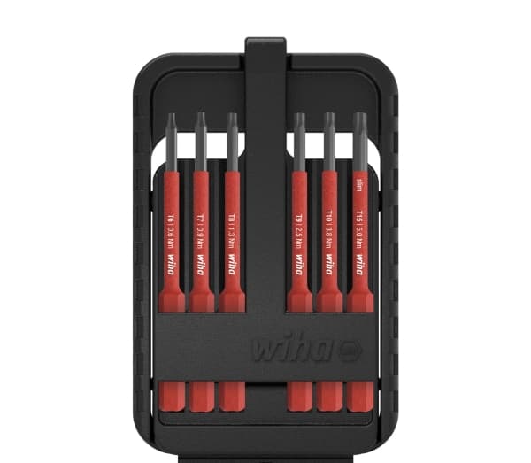 Wiha 43154, 6 stykker, Torx, T10, T15, T6, T7, T8, T9, 135 g