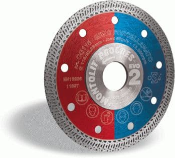 Montolit 115mm Diamond Cutting Blade for Ceramics and Porcelain (CG115)