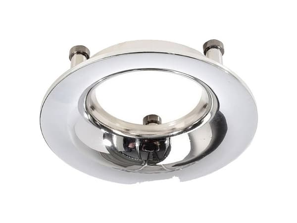 Deko Light 930341 Reflektor Ring Chrome für Serie Uni II Komponenter till högspänningsskenor Reflektor 3-fas Silver