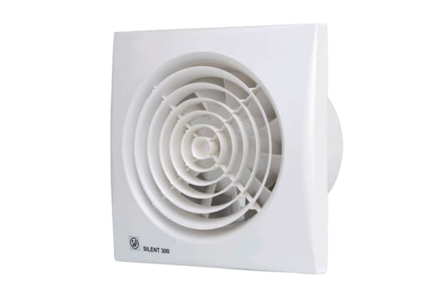THERMEX Silent 200-300 Scandic, Seinä, Kylpyhuone, Valkoinen, Muovi, IP45, 180 m³/h