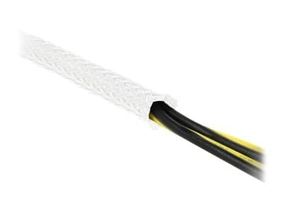 Delock - Kabelhanteringsfodral - 12 mm diameter stretchable - 10 m - vit