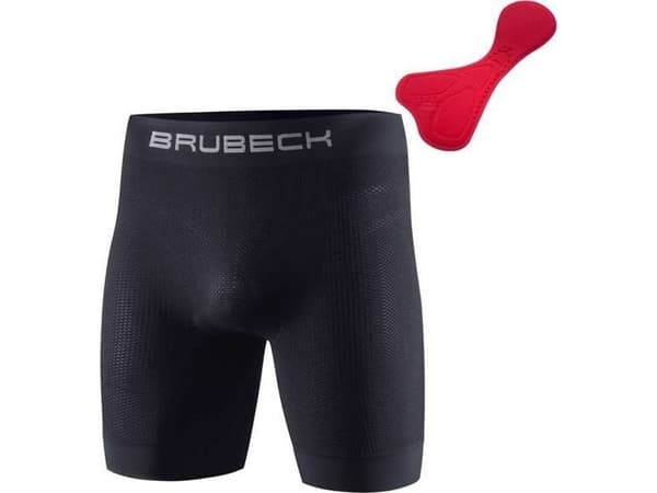 Brubeck BX11420 Men's boxer shorts with a bicycle insert black M