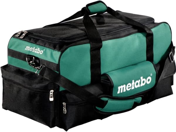 Metabo 657007000, Sort, Grønn, Polyester, 5 lommer, Reflekterende, Vannavstøtende, 970 mm, 325 mm