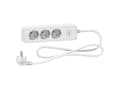 Pikkukuva 1 / 3: Schneider Electric Unica ST9431W, 1,5 m, Sisätila, Tyyppi F, Tyyppi F, Kulmikas, Valkoinen