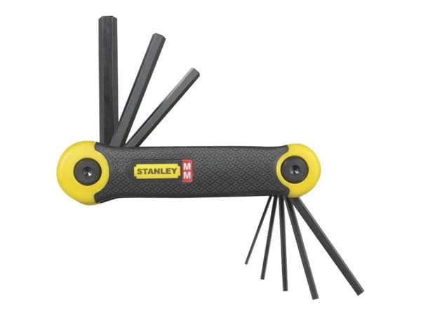 STANLEY Metric - Folding key set - 8 deler