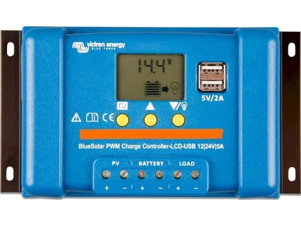 Victron Energy Blue-Solar PWM ladekontroller PWM 12 V, 24 V 5 A (SCC010005050)