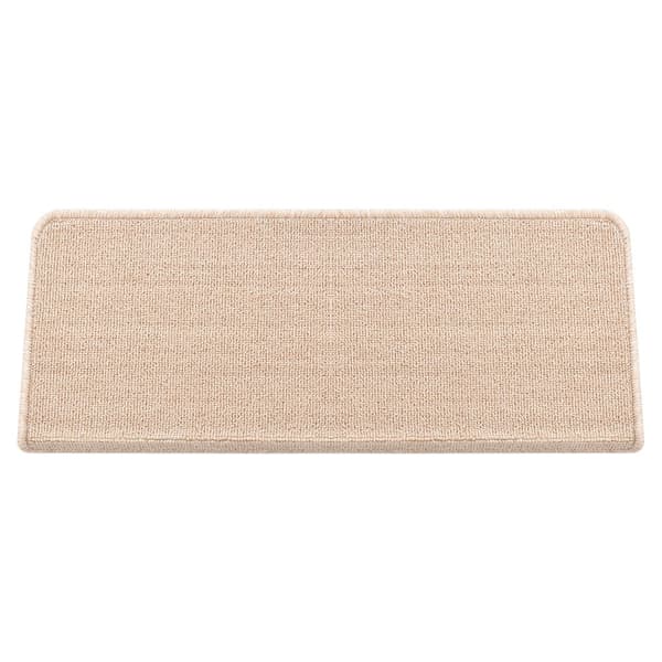 Trappstegsmatta set om 15 självhäftande beige 65x24 cm [en.casa]