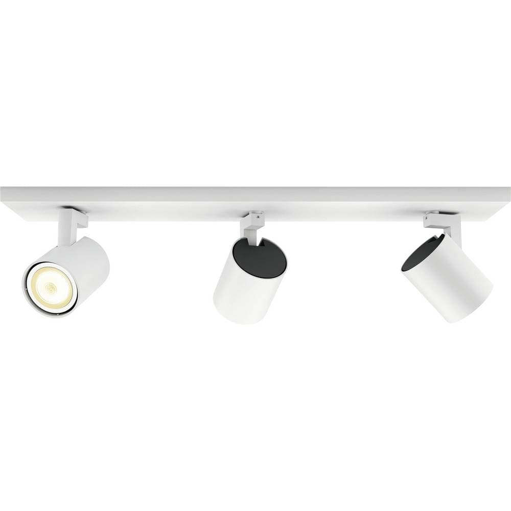 LED-takspotlights Philips Lighting Hue White Amb. Runner Spot 3 flg. Weiß 3x350lm inkl. Dimmschalter 871951433838800 GU