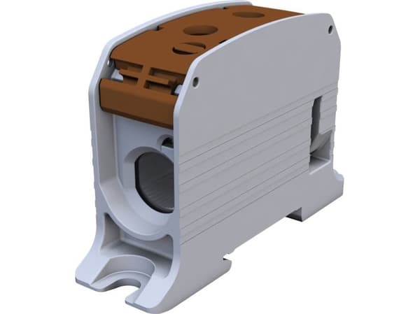 Gängad rälskoppling Al/Cu STB 95 (87510) SIMBLOCK brun 81101015
