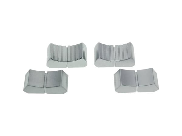 ALPS 76659 Tryckknapp Velour krom (L x B) 13 mm x 25 mm 1 st