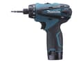 Pikkukuva 1 / 2: Makita DF030DWE, pistoolikahvallinen porakone, 2,1 cm, 1 cm, akku, litium-ioni (Li-Ion), 10,8 V