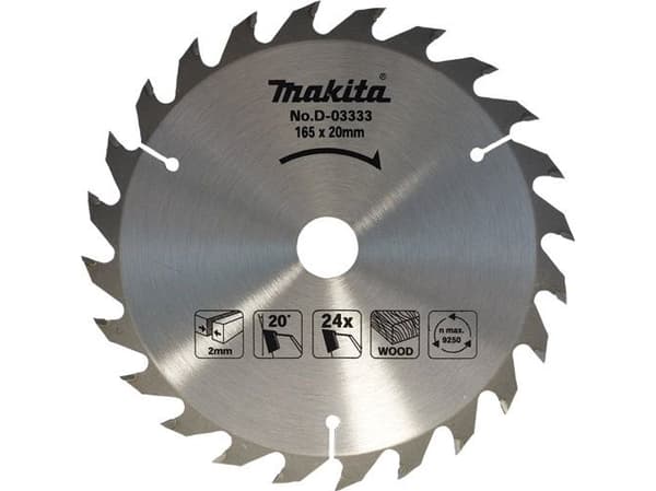 Makita D-03333, Puu, 16,5 cm, 2 cm, 2 mm, Makita, 20°
