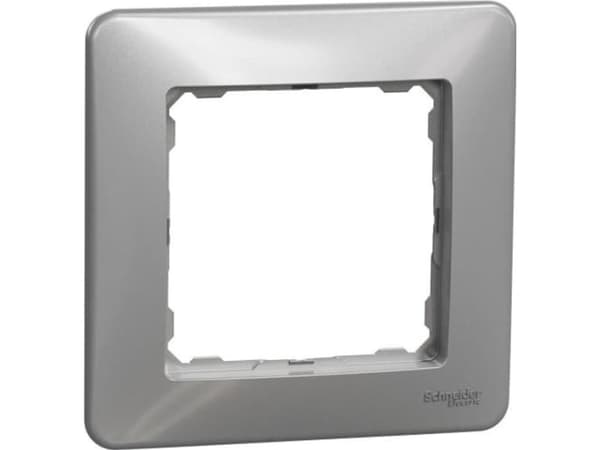 Schneider Electric Sedna Design, Ramka 1-krotna, srebrne aluminium