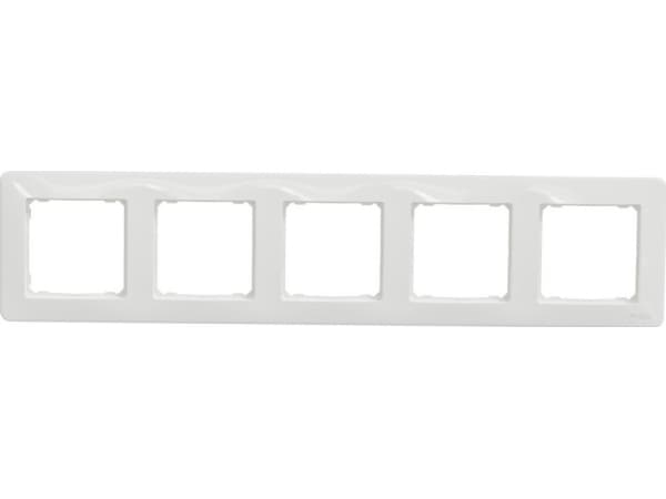 Schneider Electric, Sedna Design, 5-Gang Frame, Hvit, SDD311805