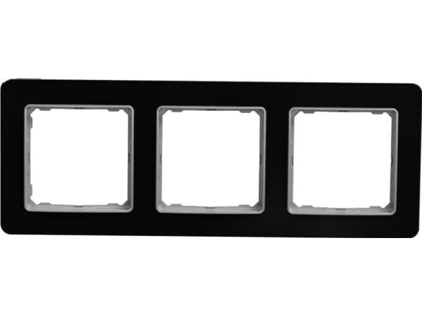 Schneider Electric Sedna Elements, Ramka 3-krotna, szkło svart