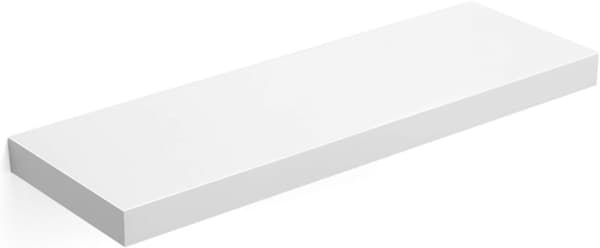 Vägghylla bokhylla Vit 60 x 20 x 3,8 cm