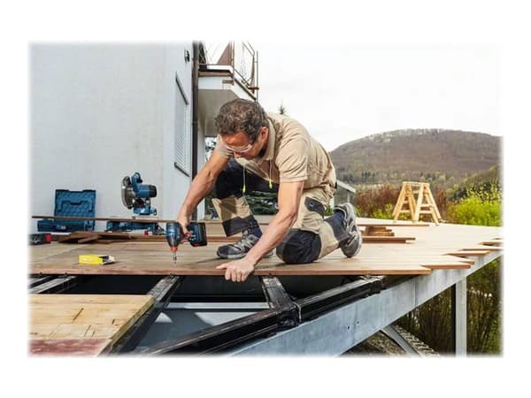 Bosch GDX 18V-210 C Professional - Støtskiftenøkkel - trådløs - 3 hastigheter - 1/4" hex socket, 1/2" firkantnøkkel - 210 N·m - 2 batterier - 18 V