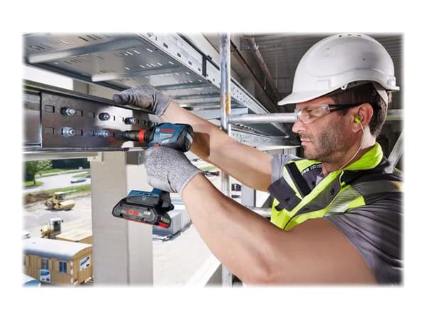 Bosch GDX 18V-210 C Professional - Støtskiftenøkkel - trådløs - 3 hastigheter - 1/4" hex socket, 1/2" firkantnøkkel - 210 N·m - 2 batterier - 18 V