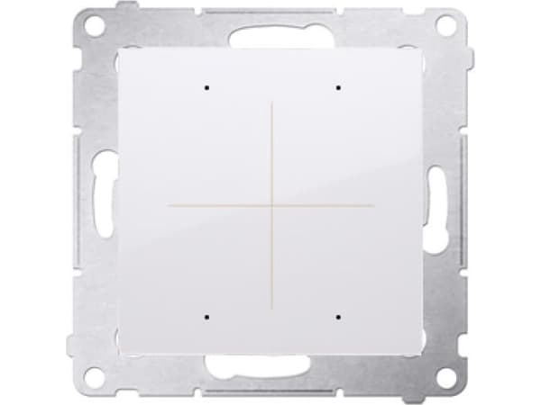 Kontakt-Simon Simon 54 GO Wi-Fi 28 dela batteri sändare för att driva andra styrenheter (modul) vit DENB1W.01/11