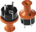 Miniatyrbild 3 av 3: Opal Rak kontakt demonterbar WT-40H 16A IP44 orange