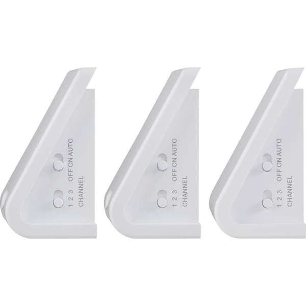 2377688 LED- Nattljus med skymningssensor, LED-nattlampa Set 3 st LED Varmvit Vit