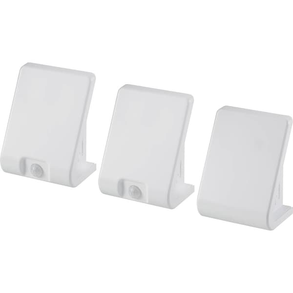 2377688 LED- Nattljus med skymningssensor, LED-nattlampa Set 3 st LED Varmvit Vit