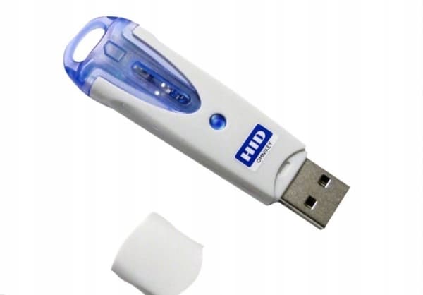 OMNIKEY CARDMAN 6121 USB 2.04 PERP ROHS CONF MOQ 100KPL. Sininen, Harmaa