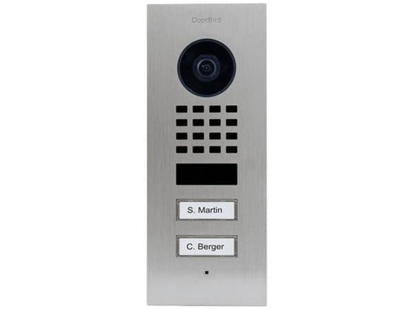 DoorBird D1102V, 1080p, 150°, 82°, 6 m, 80°, IR