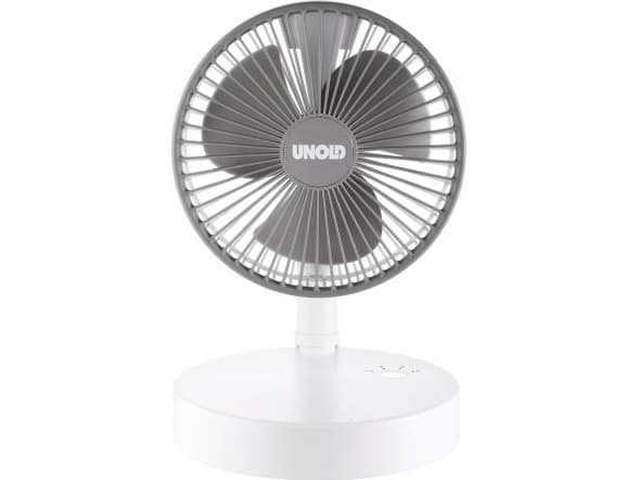 Unold TELESKOP-VENTI, Husholdningsvifte, Hvit, Gulv, Aluminium, Plast, 150 - 750 mm, Hvit