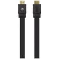 Miniatyrbild 4 av 4: Manhattan HDMI Anslutningskabel HDMI-A-kontakt, HDMI-A-kontakt 15.00 m Svart 355650 4K UHD, dubbelt skärmad, Platt, Pla