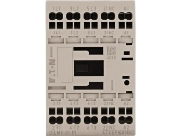 Eaton DILM9-01(230V50HZ,240V60HZ)-PI Kraftskydd 3 x brytare 4 kW 9 A 1 st