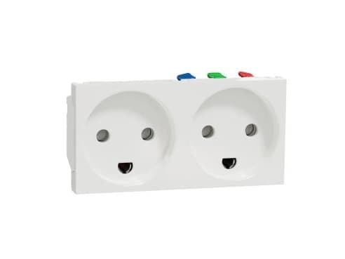 SCHNEIDER ELECTRIC Double DK SO (45x90) white
