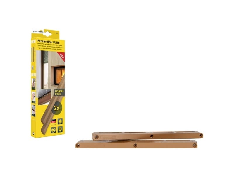 Schellenberg 46609 Startset för fönsterventilation Brun