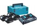 Miniatyrbilde 3 av 4: Makita LXT - Batterilader + batteri 4 x - Li-Ion - 3 Ah - 2 x batterier lades