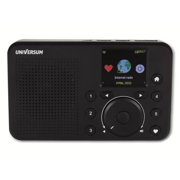 Internet-fickradio UNIVERSUM IR 200-21 Internet uppladdningsbart Svart