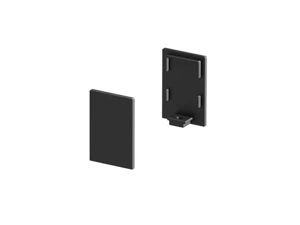 SLV 1000486, Keps, Svart, Gjuten aluminium, IP20, 10 g, 17,5 mm