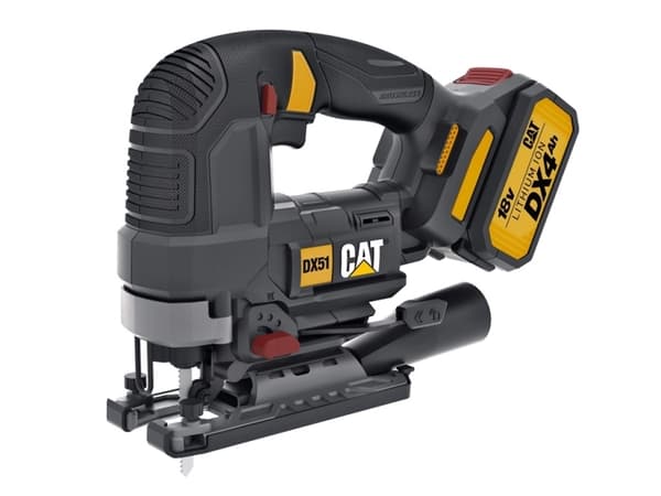 CAT DX51B, Toppgrep, Sort, 45°, Børsteløs, 3500 spm, 12 cm
